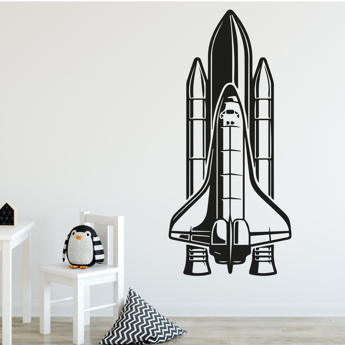 Wall Art Boys Bedroom Rocket Space Theme Skinzilla