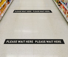Load image into Gallery viewer, Covid 19 Floor Decals 2M Apart