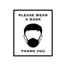 Load image into Gallery viewer, Covid_Safety_Decal_Mask_2