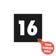 Load image into Gallery viewer, Wheelie Bin Number Decal Sticker