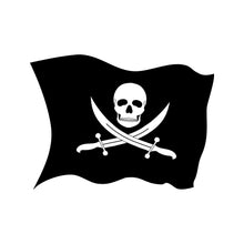 Load image into Gallery viewer, Pirate Flag Wall Decal