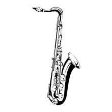 Load image into Gallery viewer, Saxophone Wall Decal