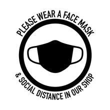 Load image into Gallery viewer, Please Wear a Face Mask Decal