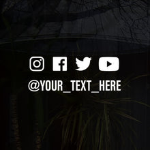 Load image into Gallery viewer, Custom_Social_Media_Decals