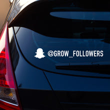Load image into Gallery viewer, Snapchat Decal Sticker for Car Window