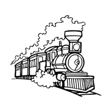 Load image into Gallery viewer, Steam Train Wall Decal