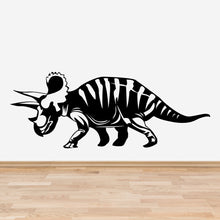 Load image into Gallery viewer, Triceratops Dinosaur Wall Decal