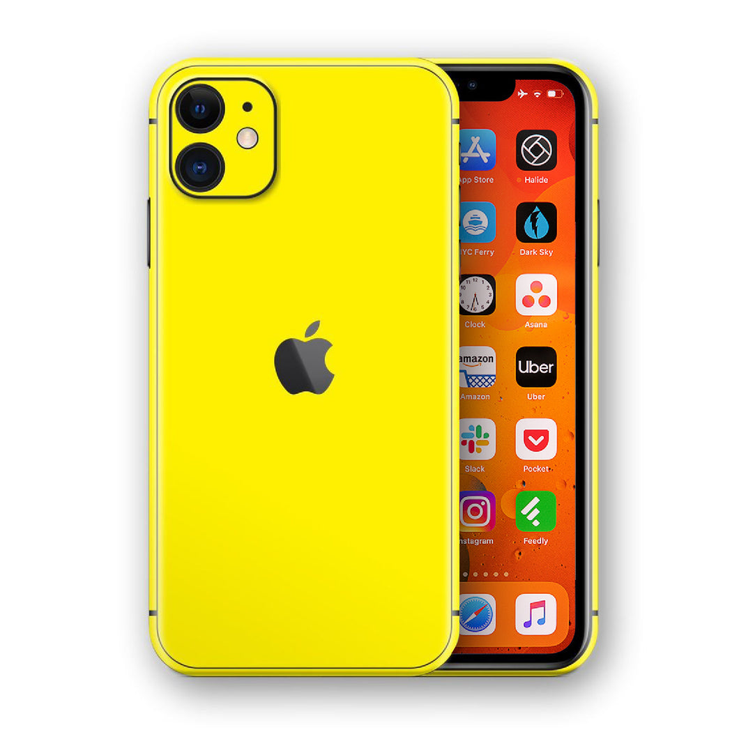 iPhone 11 Phone Case Cover Yellow 