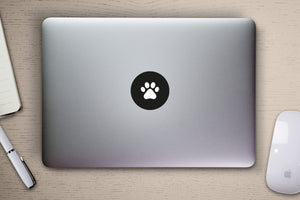 Dog Paw Macbook Decal Sticker accessory