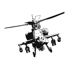 Load image into Gallery viewer, Apache Helicopter Wall Decal Sticker
