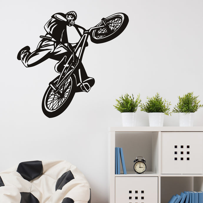 BMX Rider Wall Decal