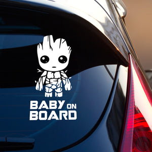 Baby on Board Vehicle Decal | Groot