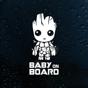 Baby on Board Vehicle Decal | Groot