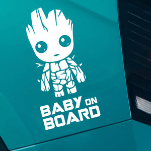 Baby on Board Vehicle Decal | Groot