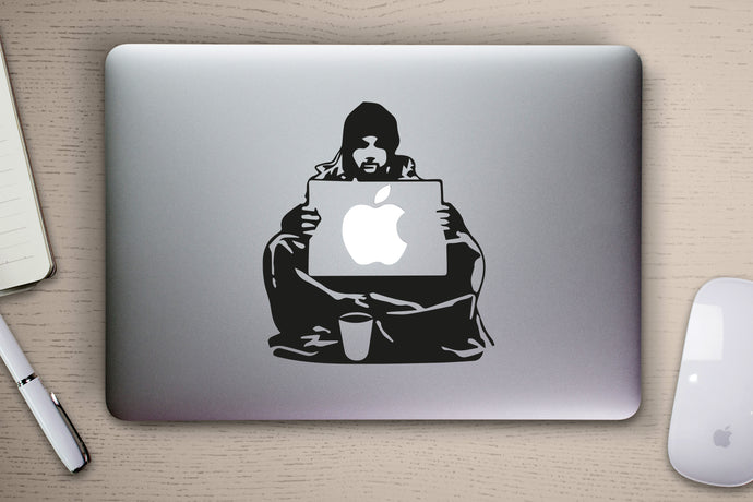 Banksy Decals for MacBook Laptop
