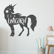 Load image into Gallery viewer, Be a Unicorn Wall Decal
