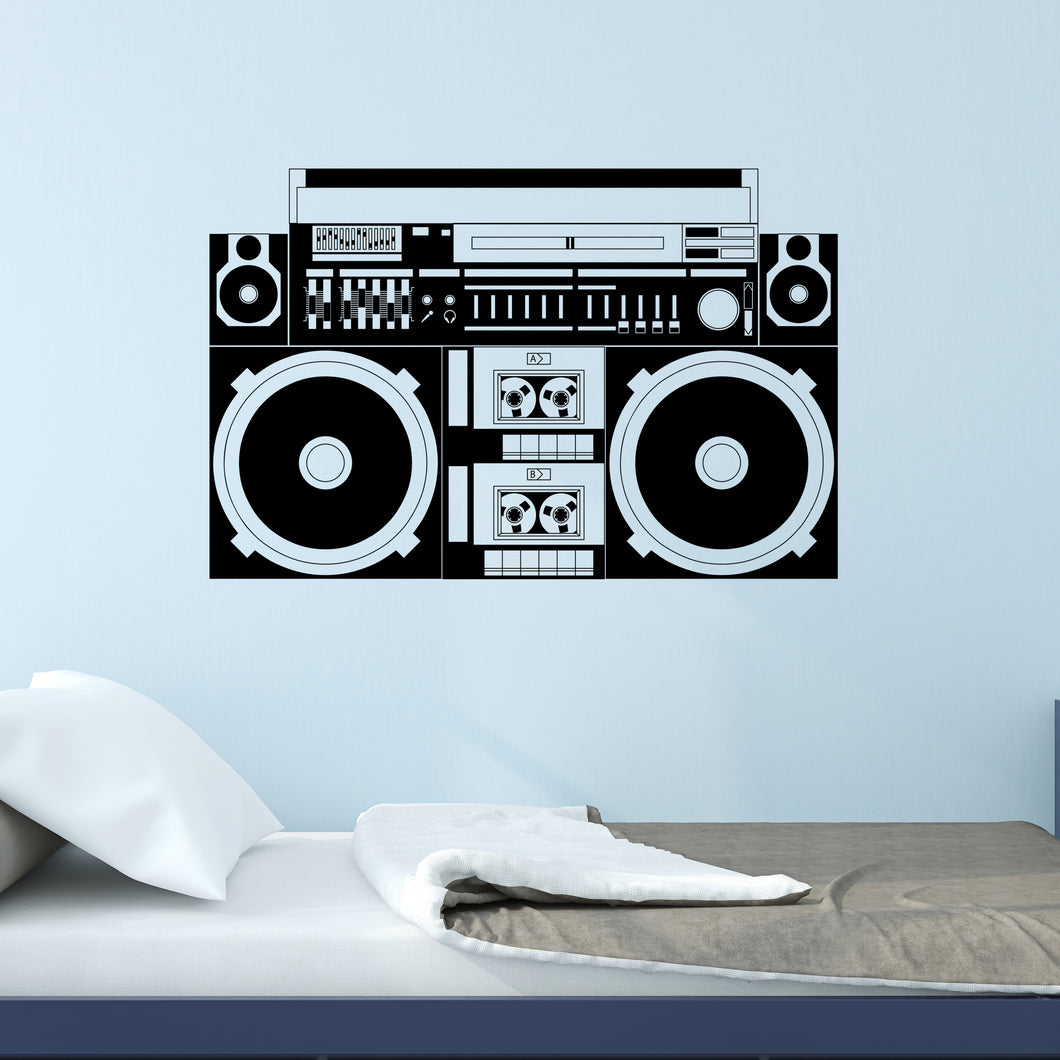 Boombox Wall Decal