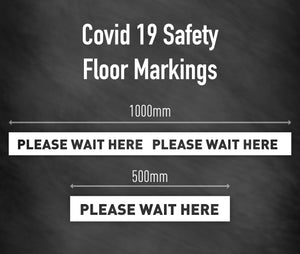 Covid 19 Floor Decals 2M Apart