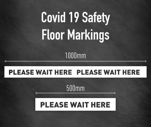 Covid 19 Floor Decals 2M Apart