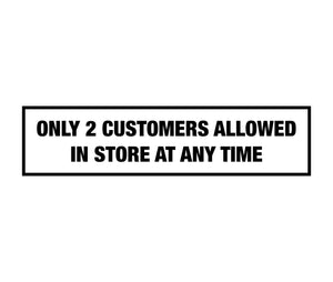 Covid 19 Safety Decals for Shop Windows