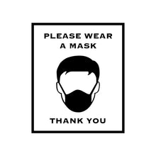 Load image into Gallery viewer, Covid_Safety_Decal_Mask_2
