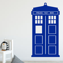 Load image into Gallery viewer, Doctor Who Tardis Wall Decal
