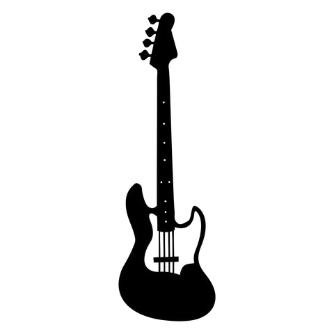 Base Guitar Wall Decal