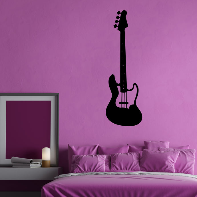 Base Guitar Wall Decal