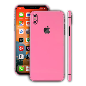 iPhone XS Matt Hot Pink Skin