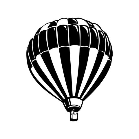 Hot Air Balloon Wall Decal