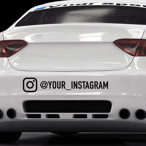 Large Instagram Social Media Decal Sticker