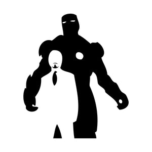 Iron Man Silhouette Wall Decal