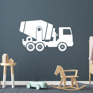 Mixer Truck Wall Decal