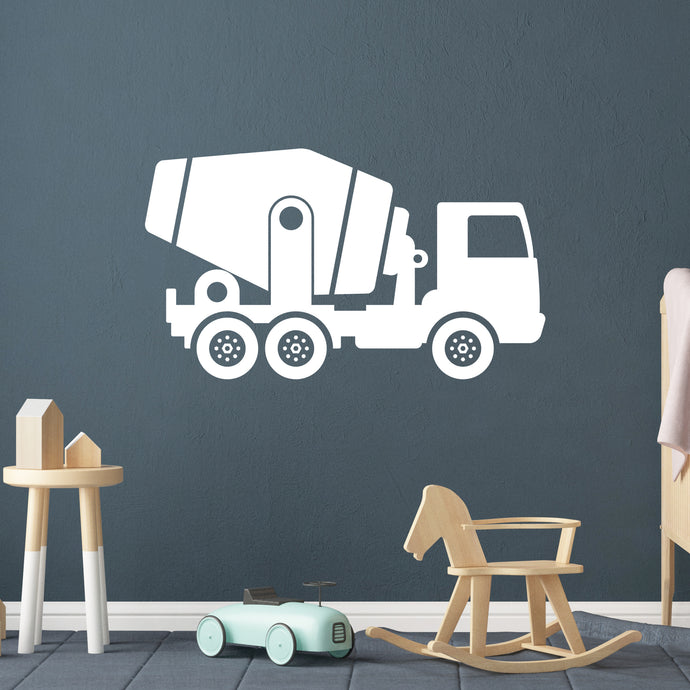 Mixer Truck Wall Decal