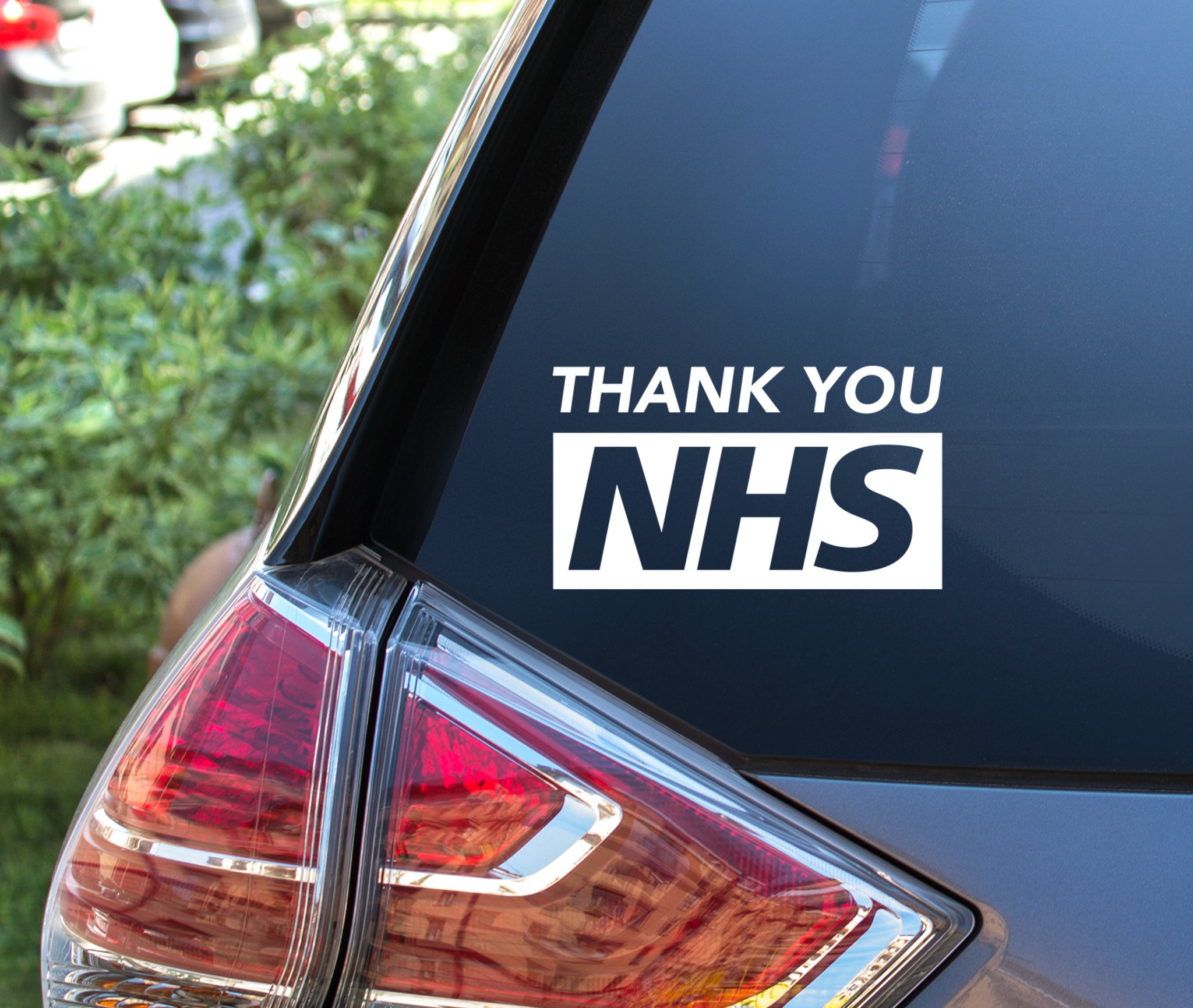 NHS PROUD KEY WORKER Bumper Sticker 155mm Virus Support Charity - Foto 12