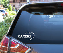 Load image into Gallery viewer, Thank you Carers Window Decals
