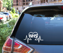 Load image into Gallery viewer, Thank you NHS &amp; Keyworkers Window and Bumper Decal Sticker
