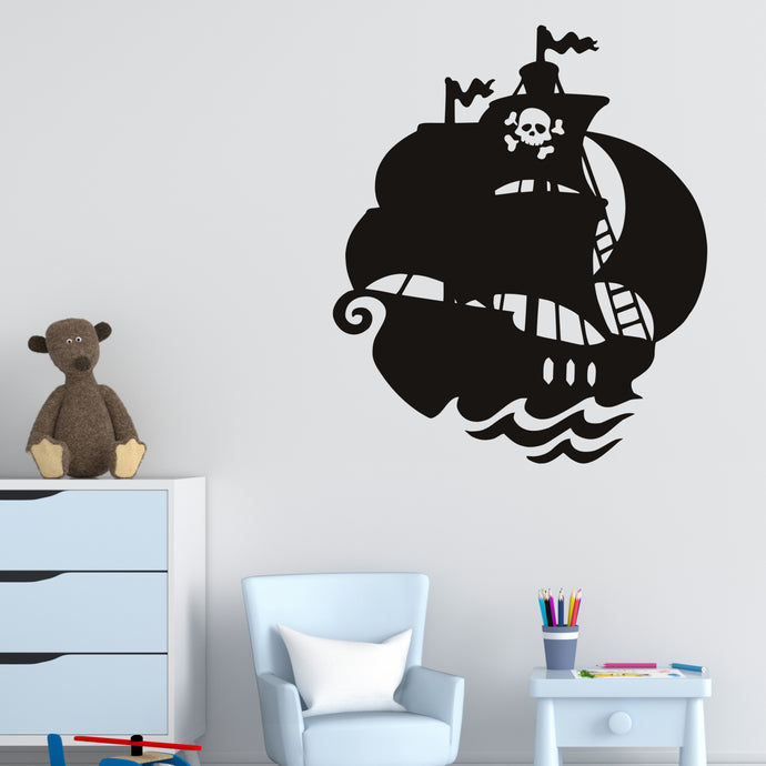 Pirate Ship Wall Decal