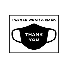 Load image into Gallery viewer, Covid Safety Facemask Decal Sticker
