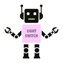 Load image into Gallery viewer, Robot Light Switch Wall Decal Sticker
