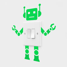 Load image into Gallery viewer, Robot Light Switch Wall Decal Sticker
