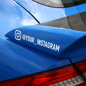 Instagram Decal Sticker for Car Window