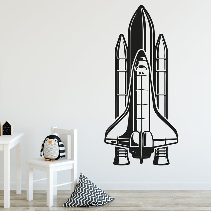 Children's Bedroom Wall Rocket