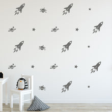 Load image into Gallery viewer, Space Wall Decals for Childrens Room
