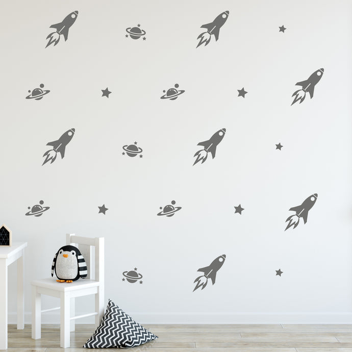 Space Wall Decals for Childrens Room