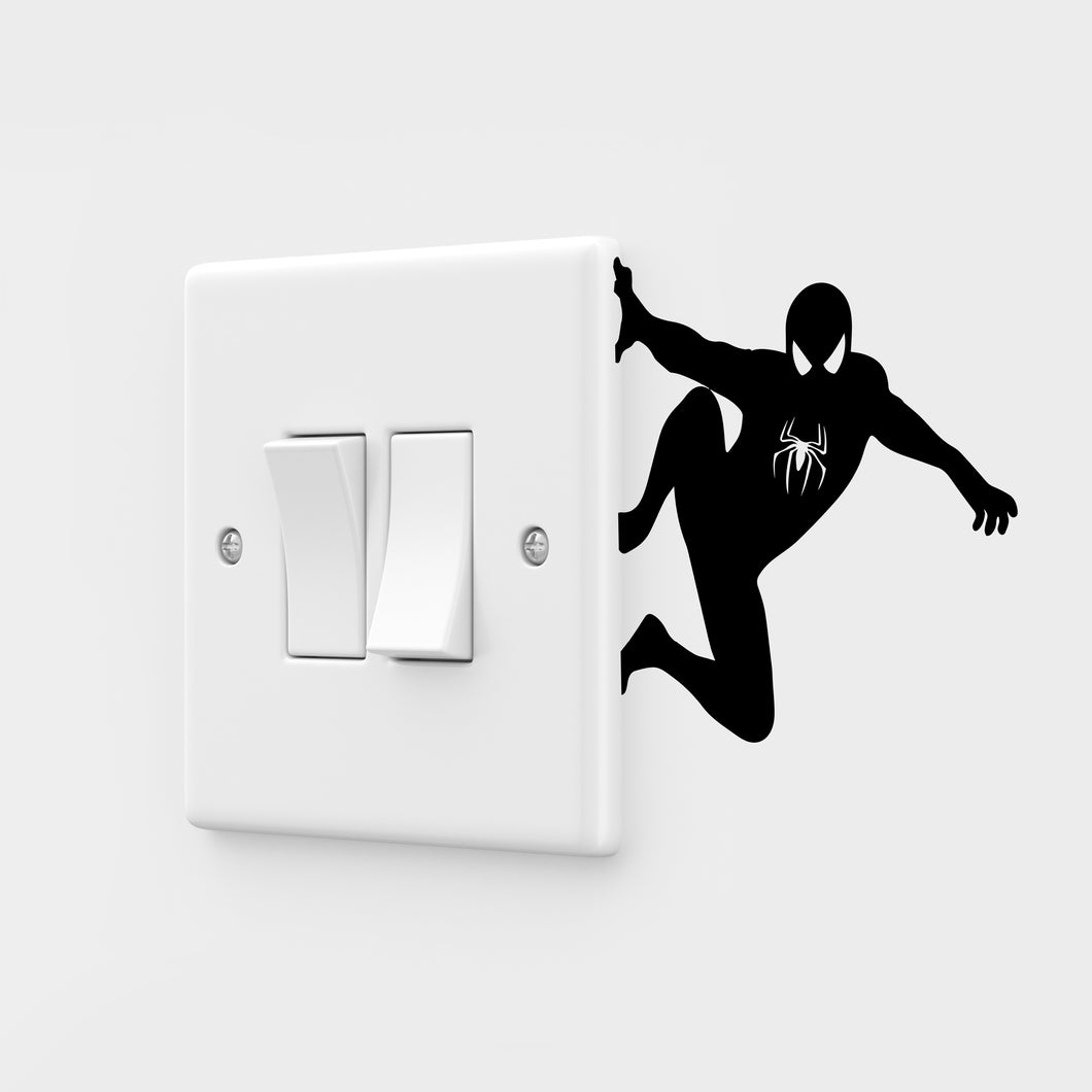 Spiderman Light Switch Wall Decal