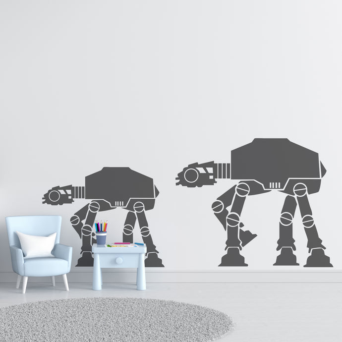 Star Wars AT-AT Walker Wall Decal Sticker for boys bedroom wall 
