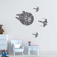Load image into Gallery viewer, Millennium Falcon Star Wars Wall Decal
