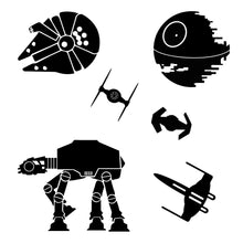 Load image into Gallery viewer, Star Wars Millennium Falcon Battle Scene Wall Decals
