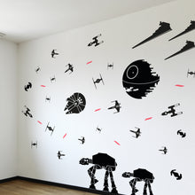 Load image into Gallery viewer, Star Wars Armada Super Decal Pack Millennium Falcon Death Star
